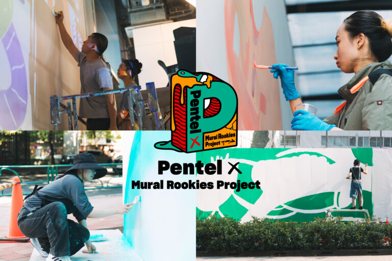 東京・日本橋の街がキャンバスに。4組のアーティストが壁画を制作中のメイン画像