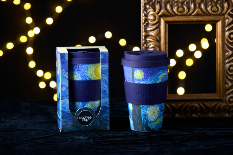 【日本限定】ゴッホ「星月夜」柄の新作タンブラーがEcoffee Cupに登場！のメイン画像