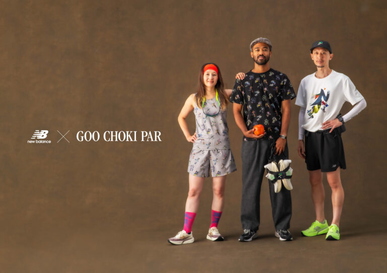 新進気鋭のデザイン＆アートユニット 「GOO CHOKI PAR」とのコラボレーション アートとランニングが融合した限定アパレルコレクションが登場のメイン画像