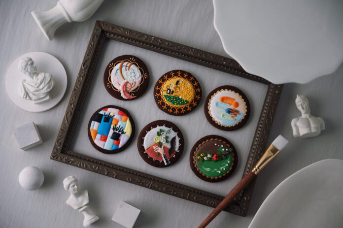 アート好きに贈る特別なギフト！アートカフェunimoccの「まるで絵画なアイシングクッキー」オンライン販売を開始のメイン画像