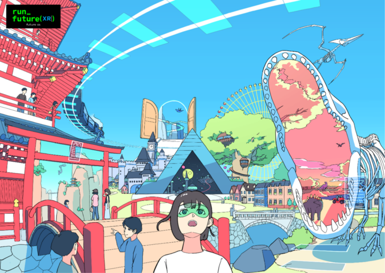 XR体験が生み出す未来エンターテイメントのワクワク感をアートコンテンツ「run_future（XR）」で表現のメイン画像
