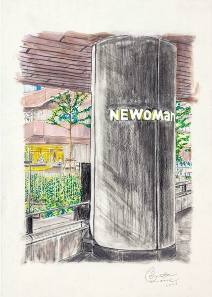 ニュウマン高輪×画狂人 井上文太「季（トキ）の記憶」プロジェクト始動　伝統と現代を融合させ、「愛と平和」の祈りを描き続ける世界的画家と初共創のメイン画像