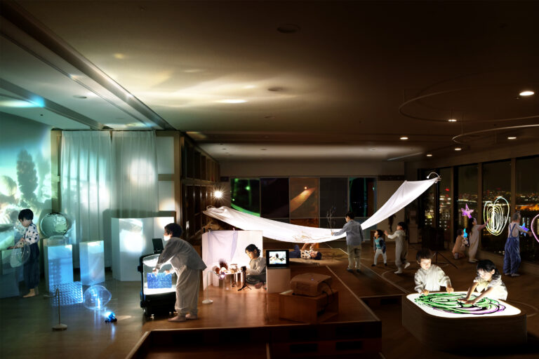 【リゾナーレ大阪】光の不思議さや美しさを再発見！光と自由に遊び、子どもの創造力を広げる「夜のアトリエ」開催のメイン画像