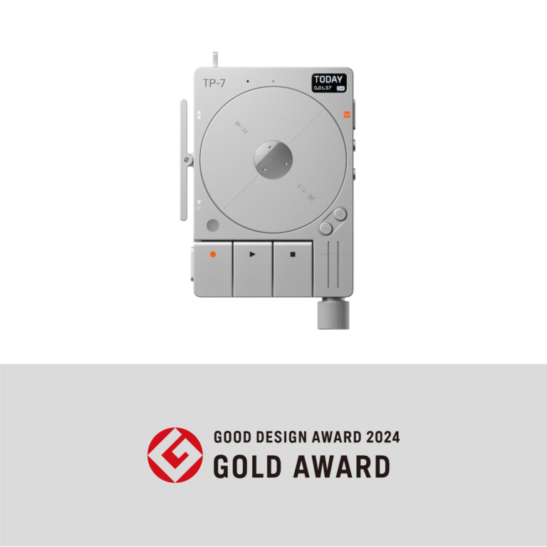 teenage engneering 「TP-7」が2024年度「グッドデザイン金賞(経済産業大臣賞)」を受賞しました。のメイン画像