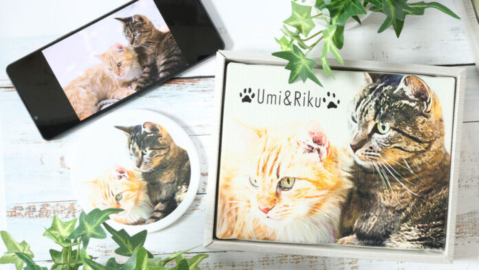 ペット写真を“暮らしのアート”に。肉球エンボス入りアートキャンバス、2月16日クラウドファンディング開始のメイン画像