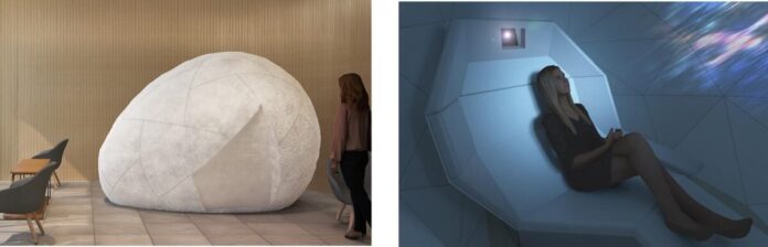 肌と心をうるおす没入型アート体験の新展開『WI-COCOON ～ ART TREAT SPA ～』の小型化を実現のメイン画像