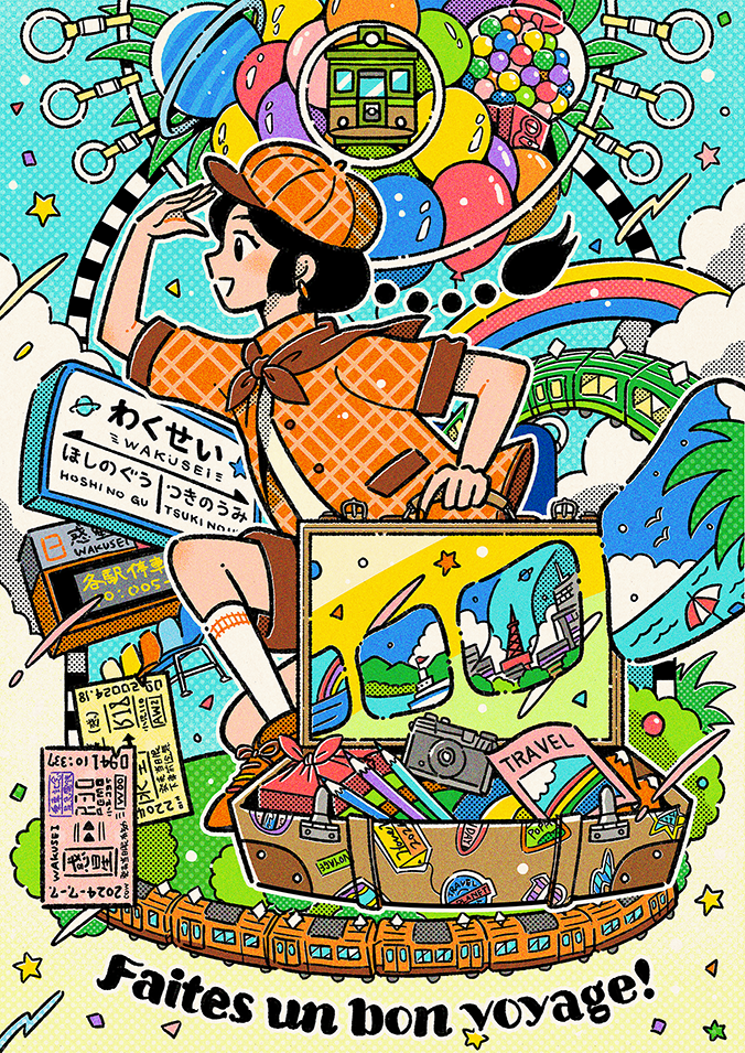「Yamanote Line Museum」にforiioが参画！山手線駅にて作品展示及びJRE MALLにてグッズの販売をスタート！のサブ画像3