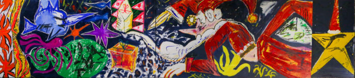 福岡で累計1,200万人が訪れ、東京初開催の「東京クリスマスアドベントin上野公園」来場者がアートに出会うきっかけづくりに、九州派の系譜・鳥越一輝氏による全長90mの大作アートを提供のメイン画像