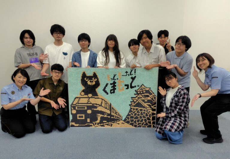 約450枚の使用済みきっぷでモザイクアートが完成！博多駅×おおぞら高校×おおぞらカレッジのメイン画像