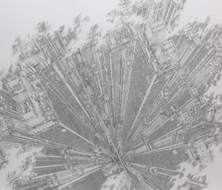 緻密な描き込みで構築される架空の巨大都市。田島大介 個展「無限虚無」が京橋の「Gallery & Bakery Tokyo ８分」にて6月20日(土)より開催のメイン画像