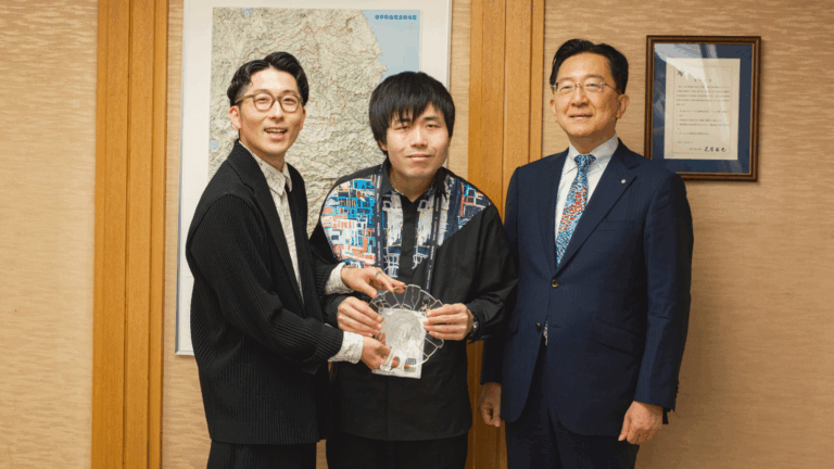 【岩手から世界へ】ヘラルボニー、カンヌライオンズ・ゴールド受賞を岩手県知事に報告。のメイン画像