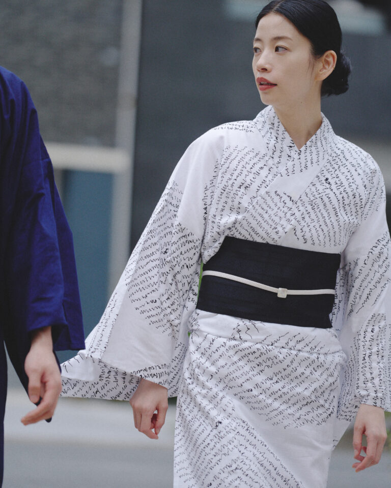 HERALBONY、岩手県一関市の老舗「京屋染物店」とコラボしブランド初の手染め浴衣を7/11(金)より発売！のメイン画像