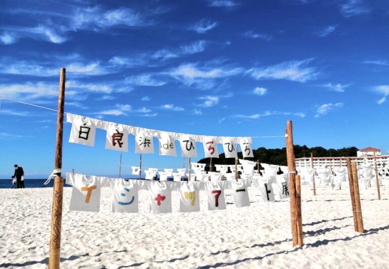 福祉×アート×観光を広げるバリアフリーイベント「第５回 白良浜deひらひらTシャツアート展」に協力　～１１月２日（日）青空マーケット出展・３日（月）星空観望イベントを開催～のメイン画像