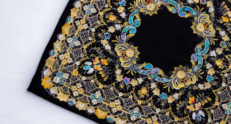 時をまとうハンカチーフ　― 西洋のレースと日本の工芸が出会う、一枚の芸術 ―のメイン画像