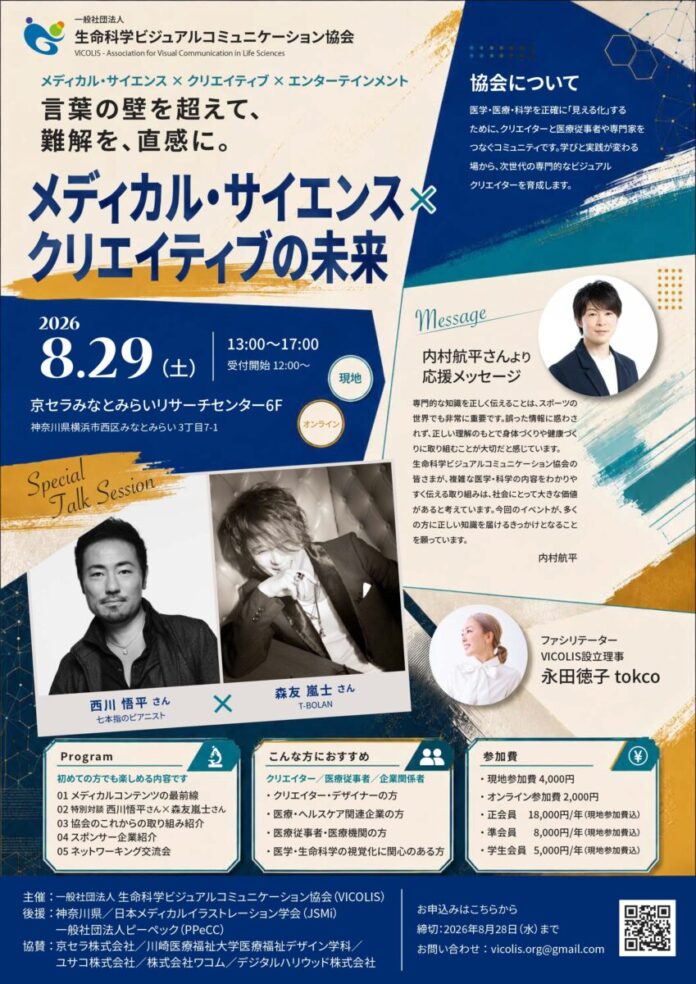 T-BOLAN 森友嵐士さん × 7本指のピアニスト 西川悟平さんの特別対談決定！のメイン画像