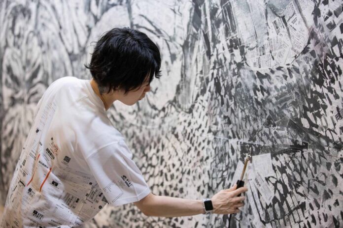 人形町を舞台に、巨大「レシートアート」を公開制作のメイン画像