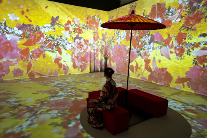 一旗プロデュース「動き出す浮世絵展 MILANO」の公式記録映像“麗”を公開。美しい色使いで圧倒する桜の世界、繊細に表現された美人画の世界を巡る。のメイン画像