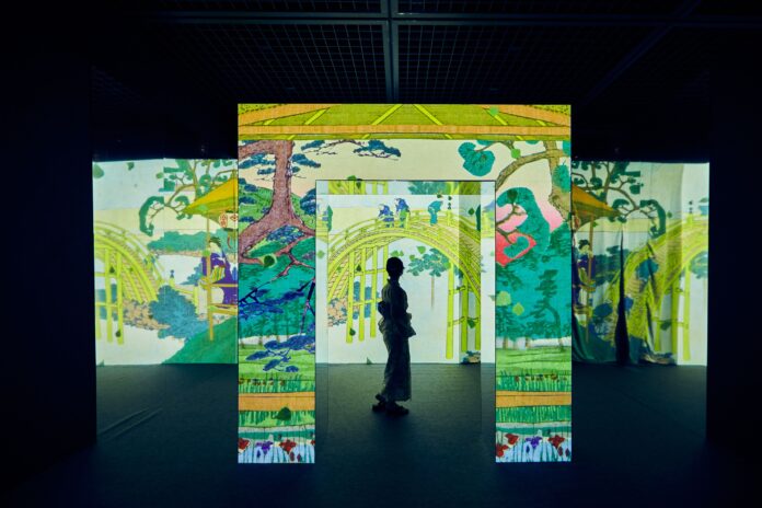 一旗プロデュース「動き出す浮世絵展 KAGOSHIMA」の公式記録映像“眺”を公開。名所絵を極めた歌川広重や多様な富士山を描いた天才絵師・葛飾北斎とめぐる日本の風景に没入する空間。のメイン画像