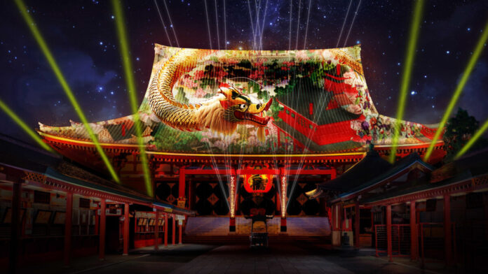 46440_490_main 一旗プロデュース「ASAKUSA CULTURE & LIGHTS 2026」を10月30日〜11月3日まで開催。浅草寺本堂・宝蔵門に1400年の歴史文化をテーマとするプロジェクションマッピング投影。のメイン画像