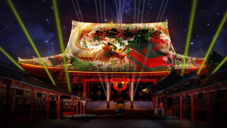 一旗プロデュース「ASAKUSA CULTURE & LIGHTS 2026」を10月30日〜11月3日まで開催。浅草寺本堂・宝蔵門に1400年の歴史文化をテーマとするプロジェクションマッピング投影。のメイン画像