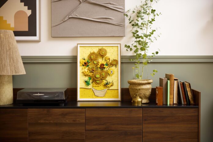 「レゴ®アート Vincent van Gogh＜ひまわり＞」2025年1月28日（火）17時予約開始／2025年3月1日（土）販売開始のメイン画像