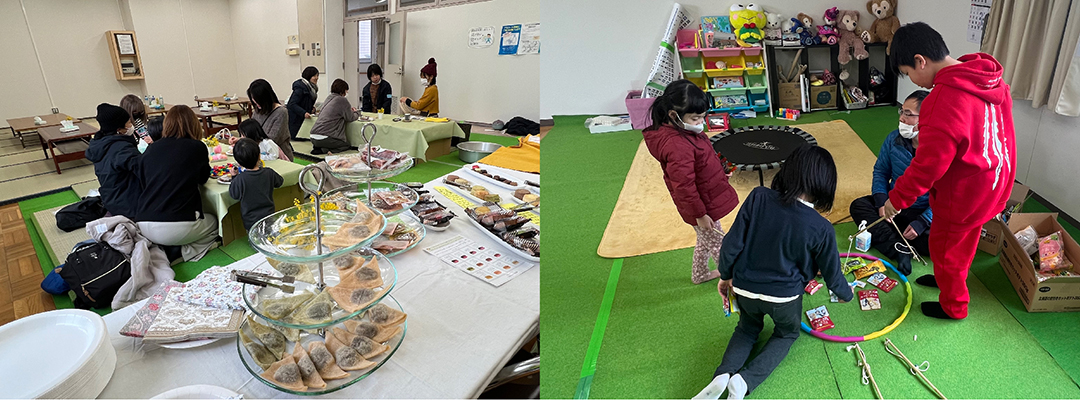 山梨県の創業136年の文具メーカーが能登半島地震被災地域の子ども達を応援　石川県志賀町内に東日本大震災をきっかけに誕生した大勢で楽しめる巨大ぬりえ『NuRIE』を無償提供しみんなで塗るイベント開催のサブ画像2_「志賀こども部屋☆つちだ」過去のイベントの様子