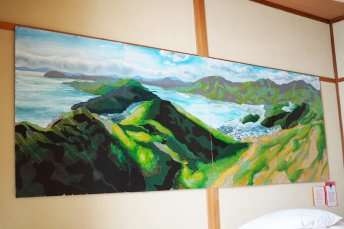 第一回 妖怪画大賞グランプリ受賞者の最新作、小豆島の海辺の宿で展示スタートのメイン画像