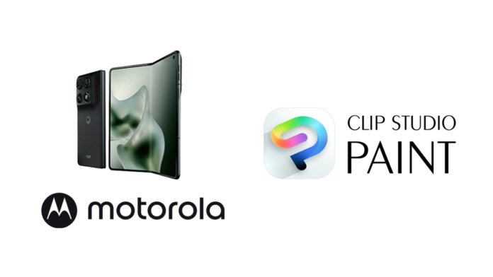 「CLIP STUDIO PAINT」がMotorolaの折りたたみ式デバイス「motorola razr fold」でスマートフォンに初のプリインストール　最上位グレード「EX」を3ヶ月無料で提供のメイン画像