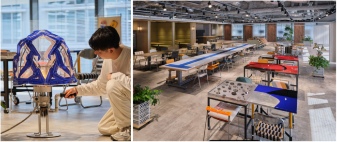 船場とヤマハ発動機がバイク部品を使ったファニチャーを共創のメイン画像