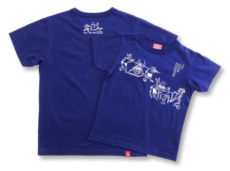 【高松三越先行販売】OJICO半袖Tシャツ「鳥獣GIGA盛りUDON」7月31日発売開始！のメイン画像