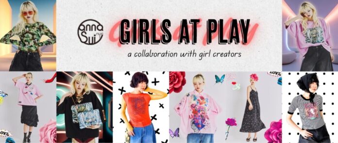 anna sui nyc、が新プロジェクト「GIRLS AT PLAY」を始動、女性クリエイターとのコラボレーション第一弾を公開のメイン画像