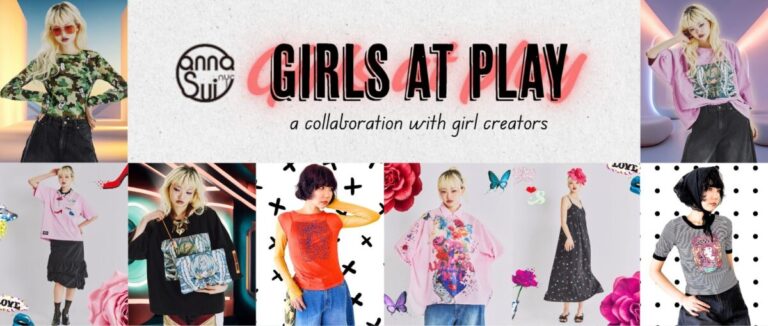 anna sui nyc、が新プロジェクト「GIRLS AT PLAY」を始動、女性クリエイターとのコラボレーション第一弾を公開のメイン画像