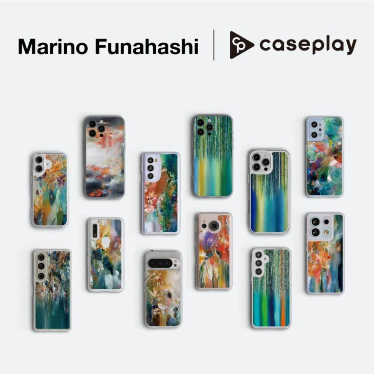 caseplayから、絵画作品を手がける現代美術作家「Marino Funahashi」のスマートフォンアクセサリーが16デザイン×160機種以上のラインナップで登場！のメイン画像