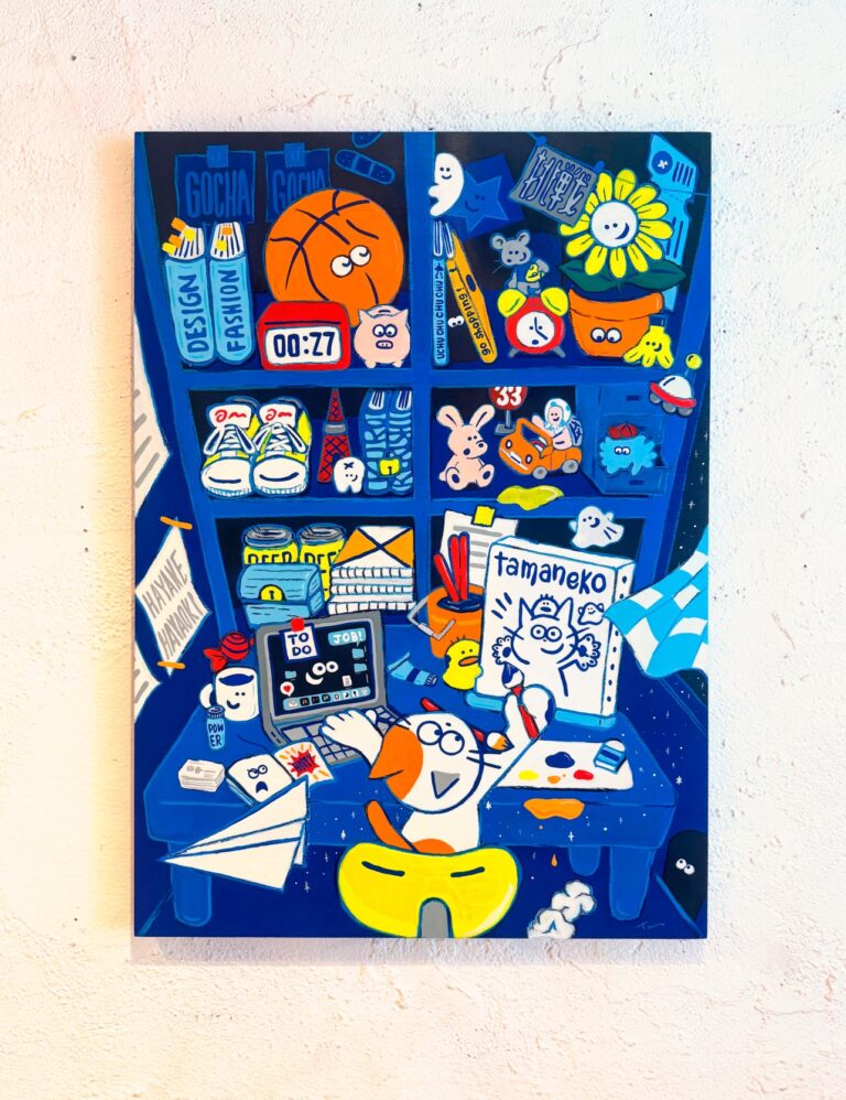 【京都 蔦屋書店】tamaの個展「GOCHA GOCHA」を5月13日（火）より開催。自身を投影したネコのキャラクターを表情豊かに描く。のメイン画像