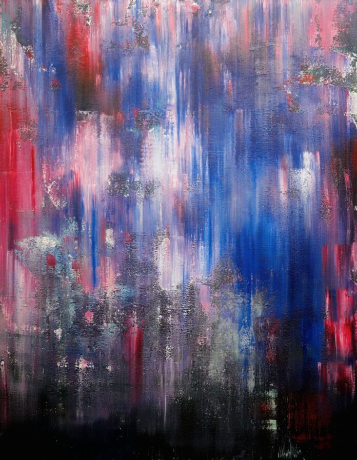 【銀座 蔦屋書店】真田将太朗の個展「Process Landscape」を7月13日（土）より開催。実際の風景を抽象化し、垂直的なストロークで描き出す。のメイン画像
