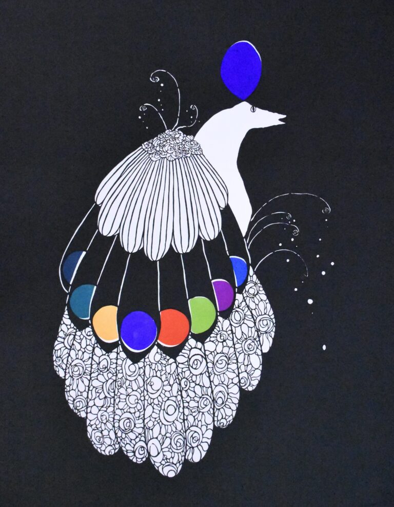 【京都 蔦屋書店】物語を染色で表現するアーティスト・大小田万侑子の作品展示「あなたのくれた羽」を11月11日（月）より開催。のメイン画像