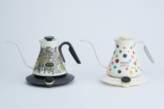 世界一のバリスタ監修による本格派スペック ＆ 加熱による鮮やかな色彩変化でコーヒーのインスピレーションを呼び醒ますドリップケトル 