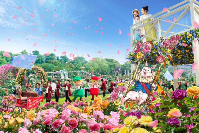 関東最大級のバラのテーマパーク1年で最もバラが咲き誇る　「トップ オブ ピーク」到来春イベント『パレット オブ カーニバル』開催のメイン画像