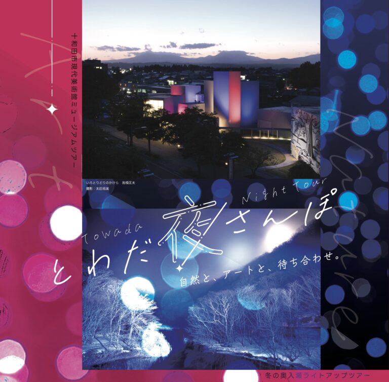 十和田市現代美術館と冬の奥入瀬をめぐるモニターツアー「とわだ夜さんぽ -自然と、アートと、待ち合わせ。」開催！のメイン画像