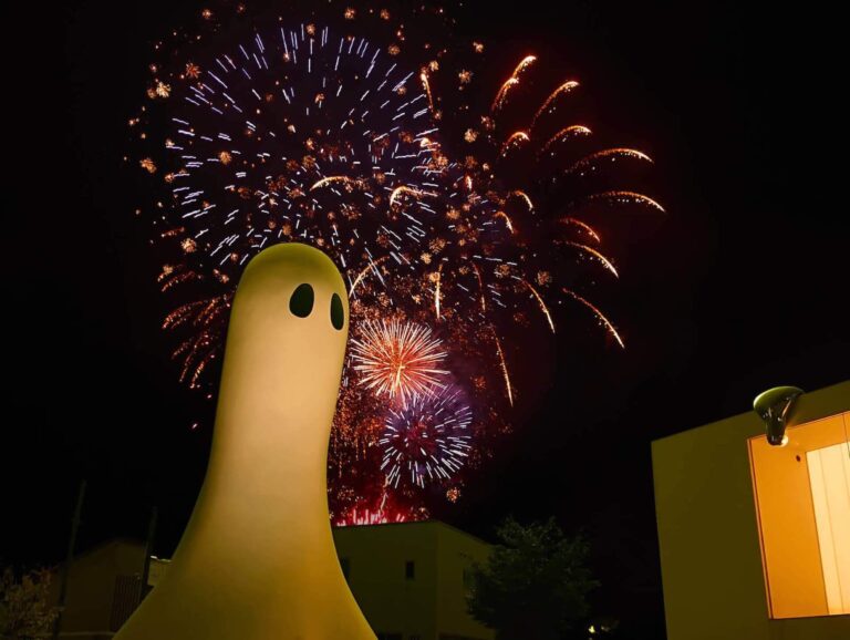 約2500発の花火を中心市街地から打ち上げます！「十和田市夏まつり花火大会」で、アートのまちと迫力満点の花火とのコラボレーションを堪能！のメイン画像