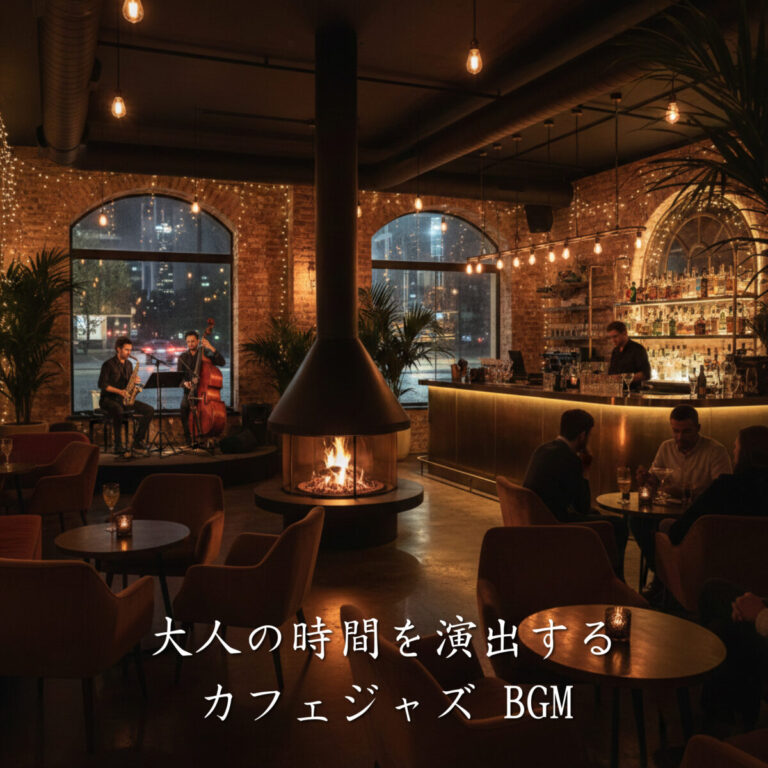 落ち着いた会話が似合う空間へ。上質な時間に寄り添うジャズ作品『大人の時間を演出する カフェ ジャズ BGM』2月6日配信開始のメイン画像