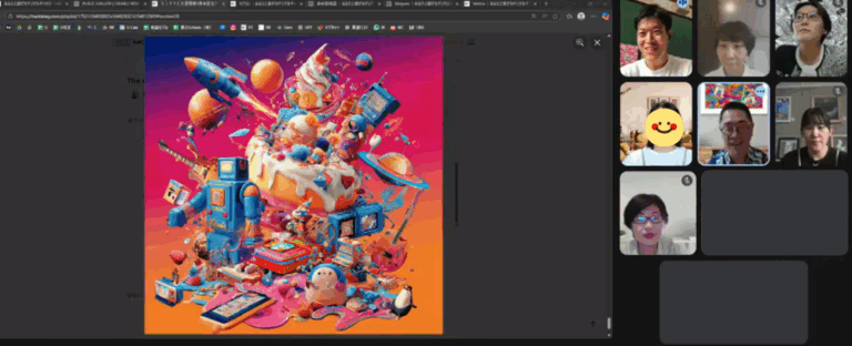【第1回HACKKトーク開催】出展アーティストとオンライン交流会を実施しましたのメイン画像