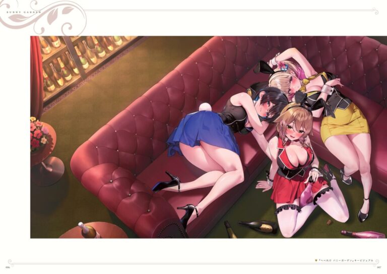 眼福すぎる！ 『バニーガーデン＆へべれけ ばにーがーでん』公式イラスト集が本日3月27日発売!!のメイン画像