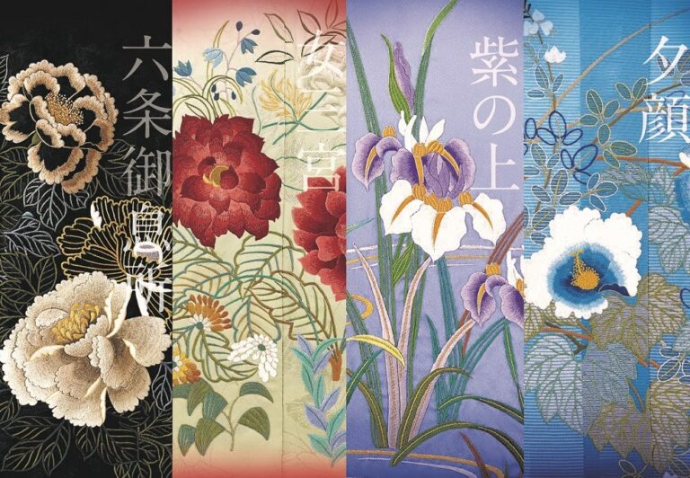 【NHKカルチャー】日本刺繍界の第一人者　草乃しずかさんの特別講座 10月24日開催！ 日本刺繍で表現する『源氏物語』のメイン画像