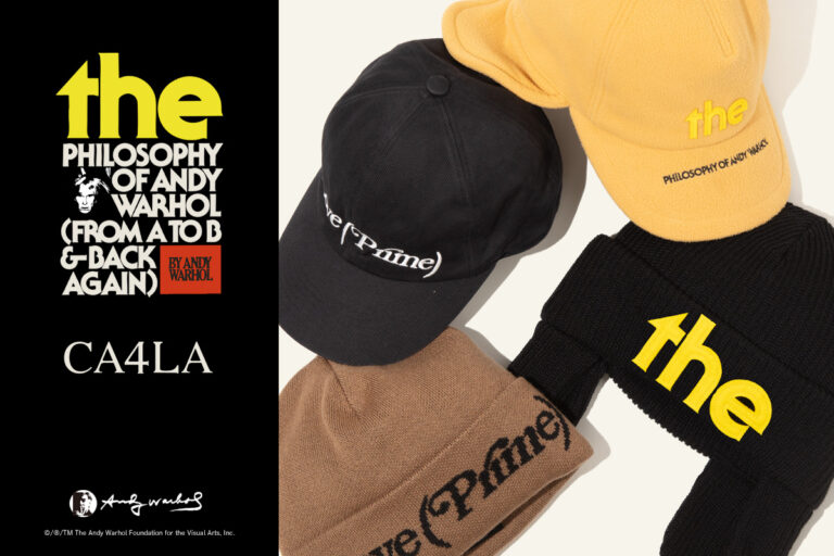 the PHILOSOPHY OF ANDY WARHOL (FROM A TO B & BACK AGAIN)　50th Anniversaryのコラボレーションアイテムを12/3(水)に発売のメイン画像