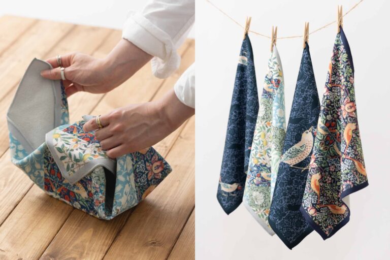 【ズボラさん必見】雑貨ブランド「Jubilee」からウィリアム・モリス柄のラクラク風呂敷が新登場のメイン画像