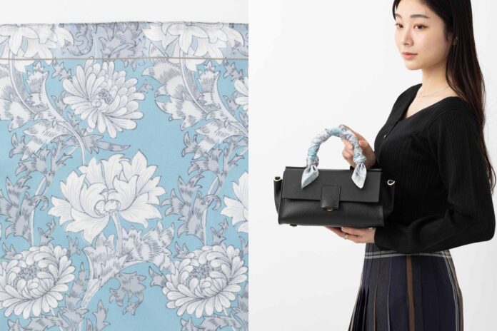 【11種のボタニカルアート】雑貨ブランド「Jubilee」ウィリアムモリス柄のサテンスカーフが新登場のメイン画像