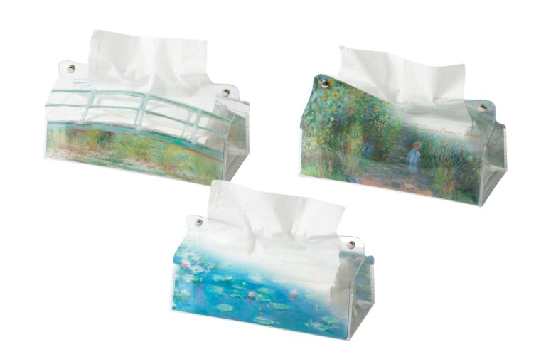 【あの名画を日常に】雑貨ブランド「Jubilee」から モネの絵画デザインのクリアティッシュケースが新発売のメイン画像