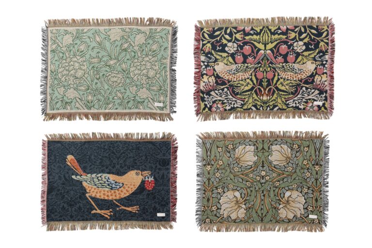 【春を彩るアートラグ】雑貨ブランド「Jubilee」からウィリアムモリス柄のジャガード織マットが新登場のメイン画像