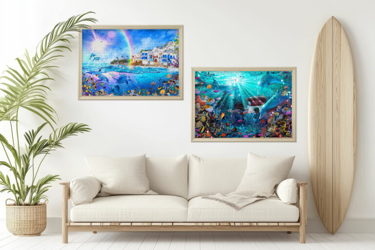 ラッセン×やのまんによる最新オリジナルアート2作品が1000ピースのジグソーパズルに！のメイン画像